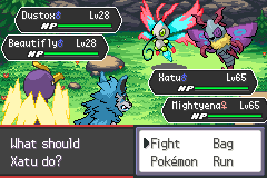 A Double Battle in Pokémon Odyssey