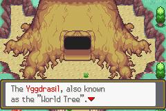 A Pokémon Odyssey cave entrance
